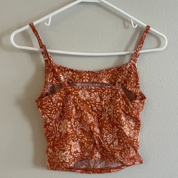 Free People Back on Track Cami in Terracotta - Picture 3 of 5